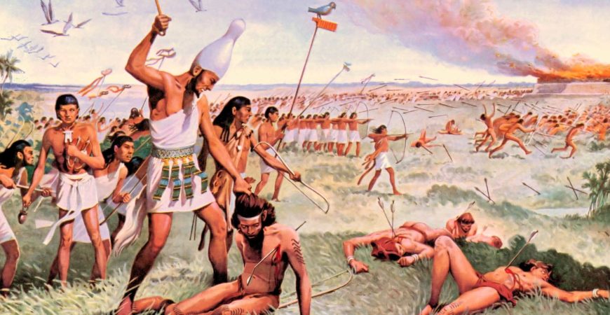 King Narmer conquers the Nile delta